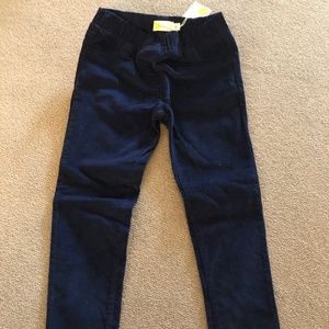 Mini Boden Girls Elastic Waist Cordoroy Pants- NEW